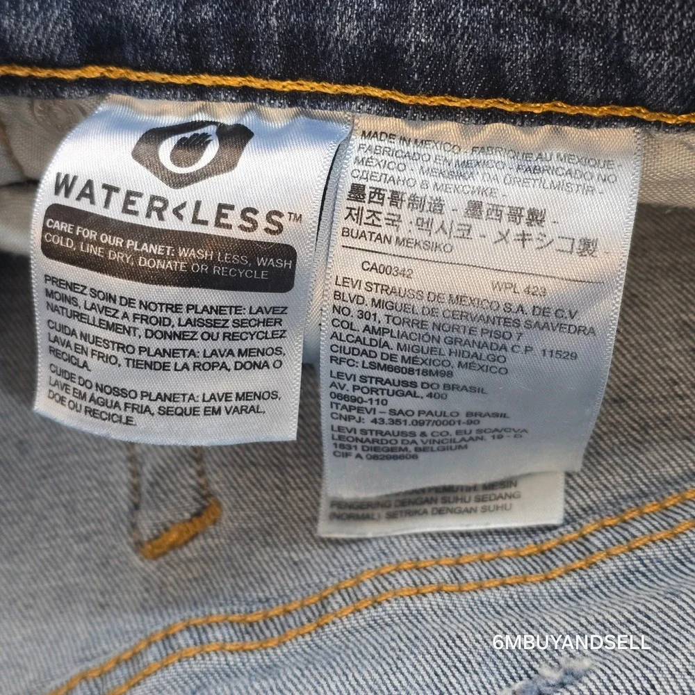 Levi's 559‎ Relaxed Straight Jeans 40x30 Medium Wash Lot of 2